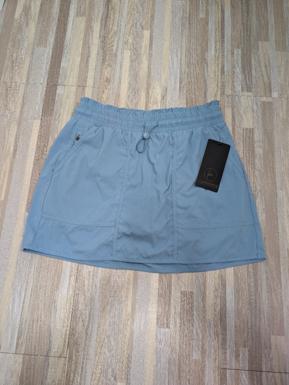 NWT 90 Degrees Activewear Pickleball Tennis Golf Short Pockets Blue Small